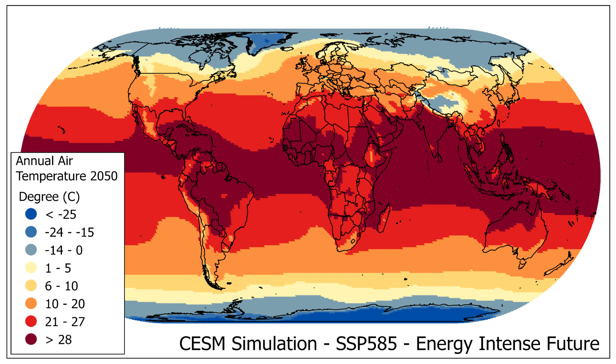 New climate simulations are available in GIS formats