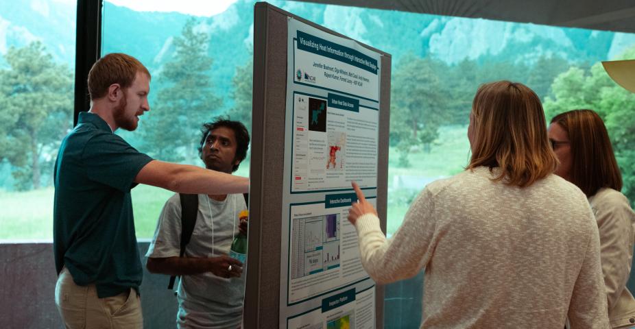 Extreme Heat Symposium and Workshop attendees poster session. Image Courtesy: First Sight Films 