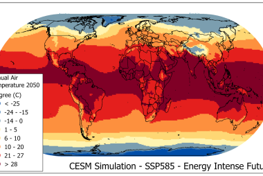 CESM Simulation - SSP585 - Energy Intense Future